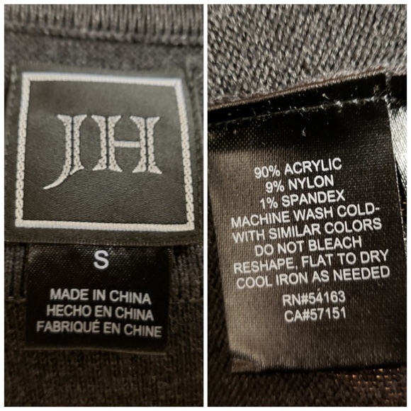 JH Longsleeve Sweater Dress w/ Stripe Trim S - Picture 7 of 9